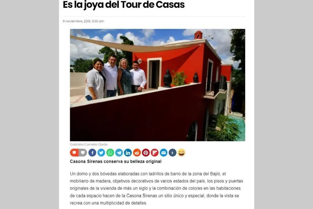 Casona Sirenas, A Family Home In Historical Mérida Dom wakacyjny